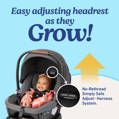 Graco GoMax Infant Car Seat with  Insta-Install Rigid LATCH - Orchid Haze - 2216355