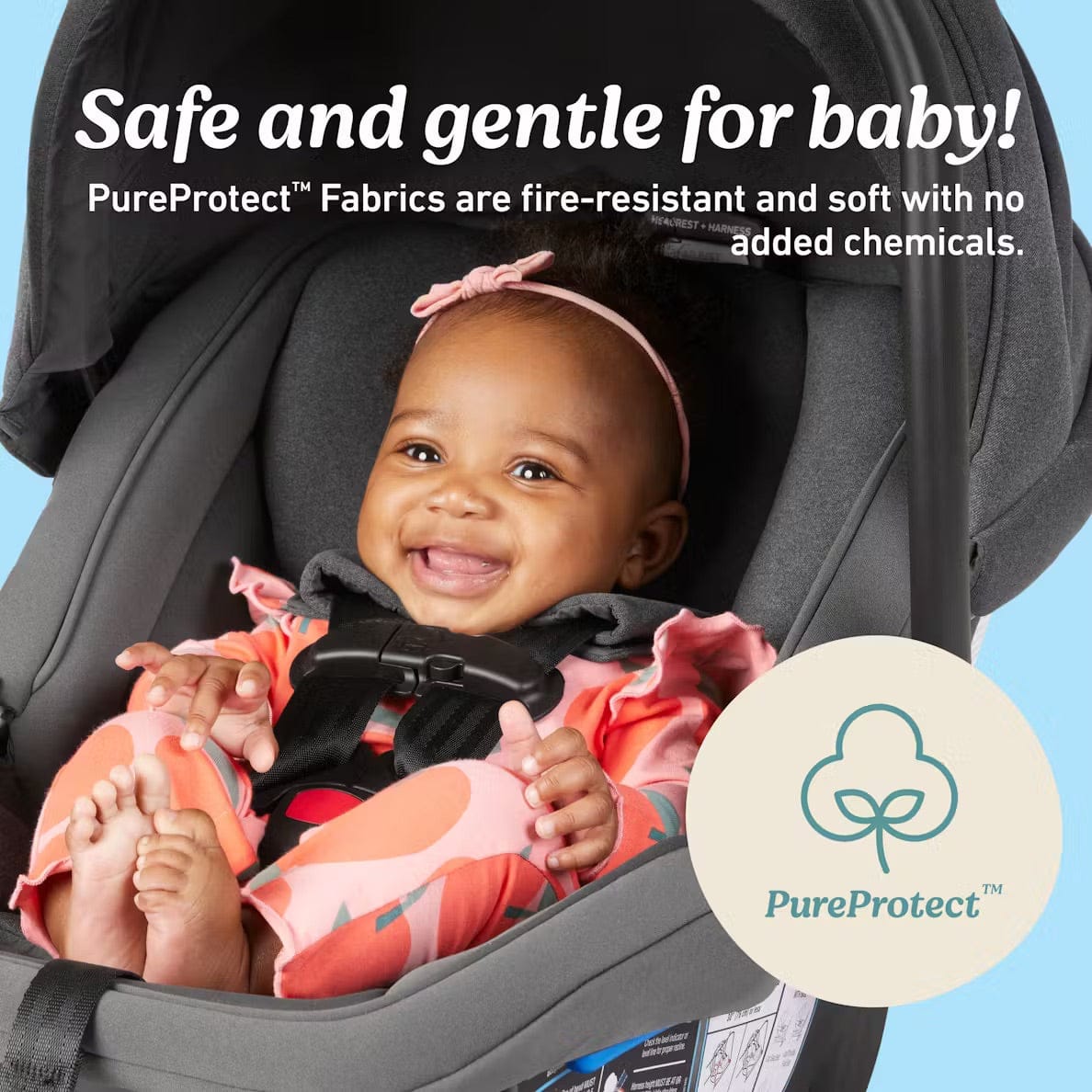 Graco GoMax Infant Car Seat with  Insta-Install Rigid LATCH - Orchid Haze - 2216355