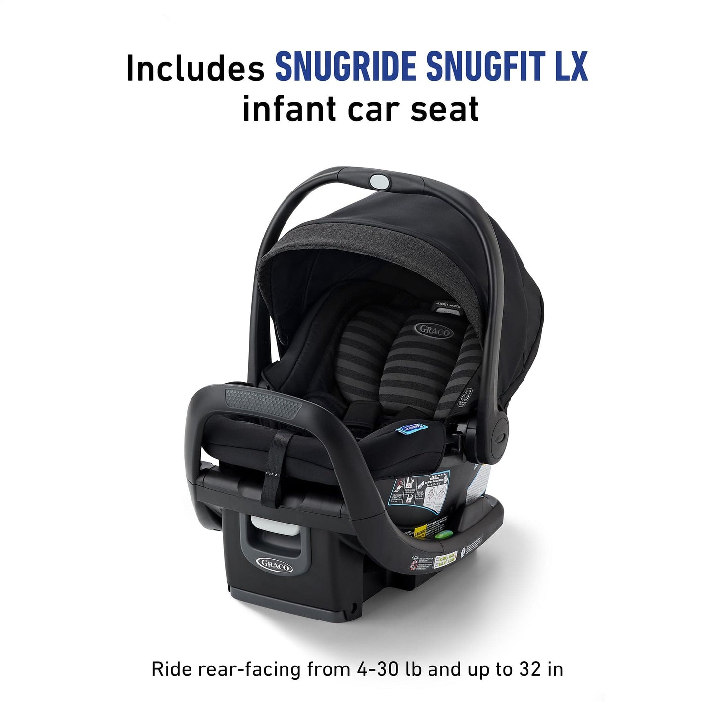 Graco Modes Nest DLX 3-in-1 Travel System - Raven - 2215523