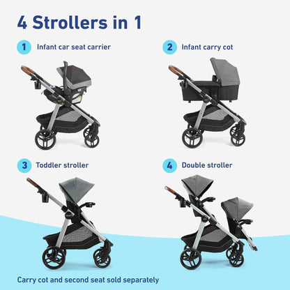 Graco Modes Nest2Grow DLX Travel System - Riordan - 2215509