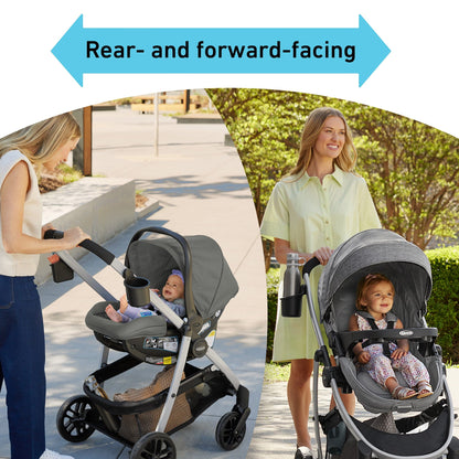 Graco Modes Pramette 3-in-1 Travel System - Lilac Mod - 2220329