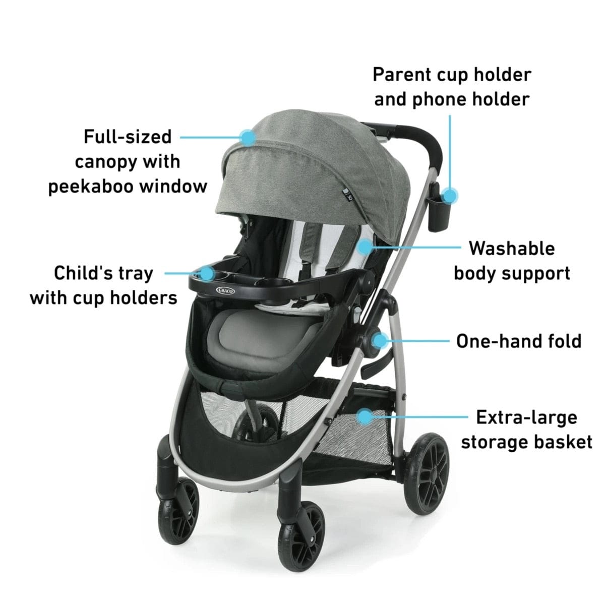 Graco Modes Pramette DLX Travel System - Huron - 2173821