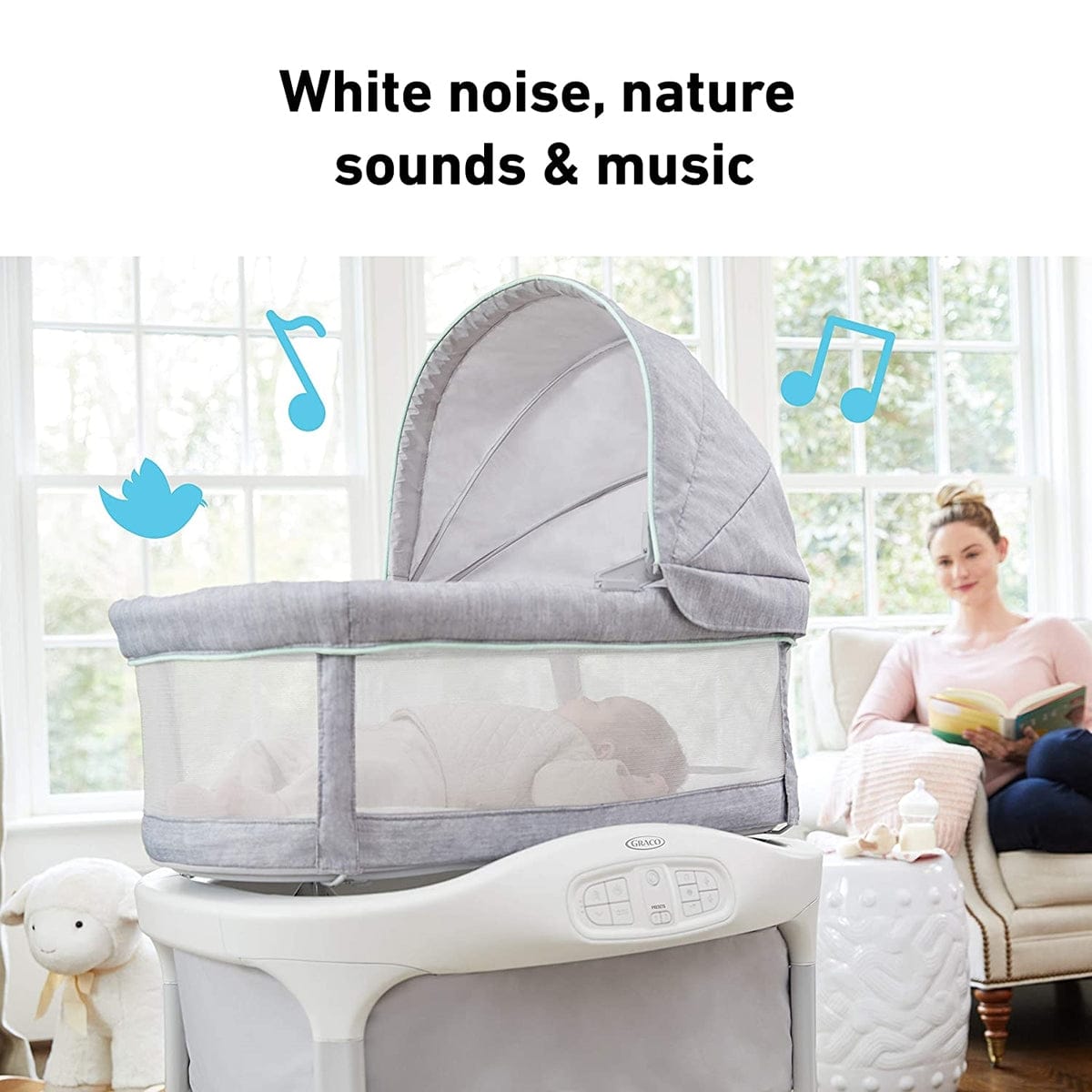 Graco Move 'n Soothe Bassinet - Mullaly - 2109200