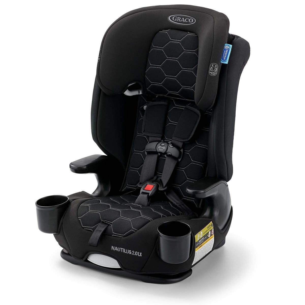 Graco Nautilus 2.0 LX ft. InRight LATCH 3-in-1 Harness Booster Car Seat - Hex - 2216096