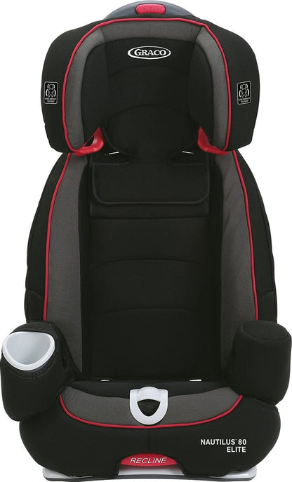 Graco Nautilus 80 Elite 3-in-1 Harness Booster Car Seat - Chili Red