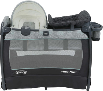 Graco Pack 'n Play Playard Newborn Napper Oasis with Soothe Surround Technology - Camden