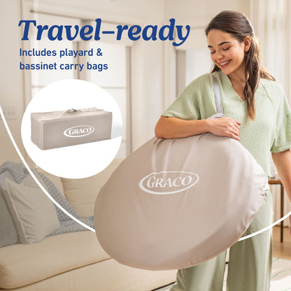 Graco Pack 'n Play Travel Dome Lux Playard - Linden - 2234686