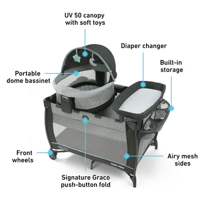 Graco Pack 'n Play Travel Dome LX Playard - Astin - 2105247