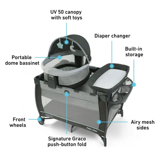 Graco Pack 'n Play Travel Dome LX Playard - Astin - 2105247
