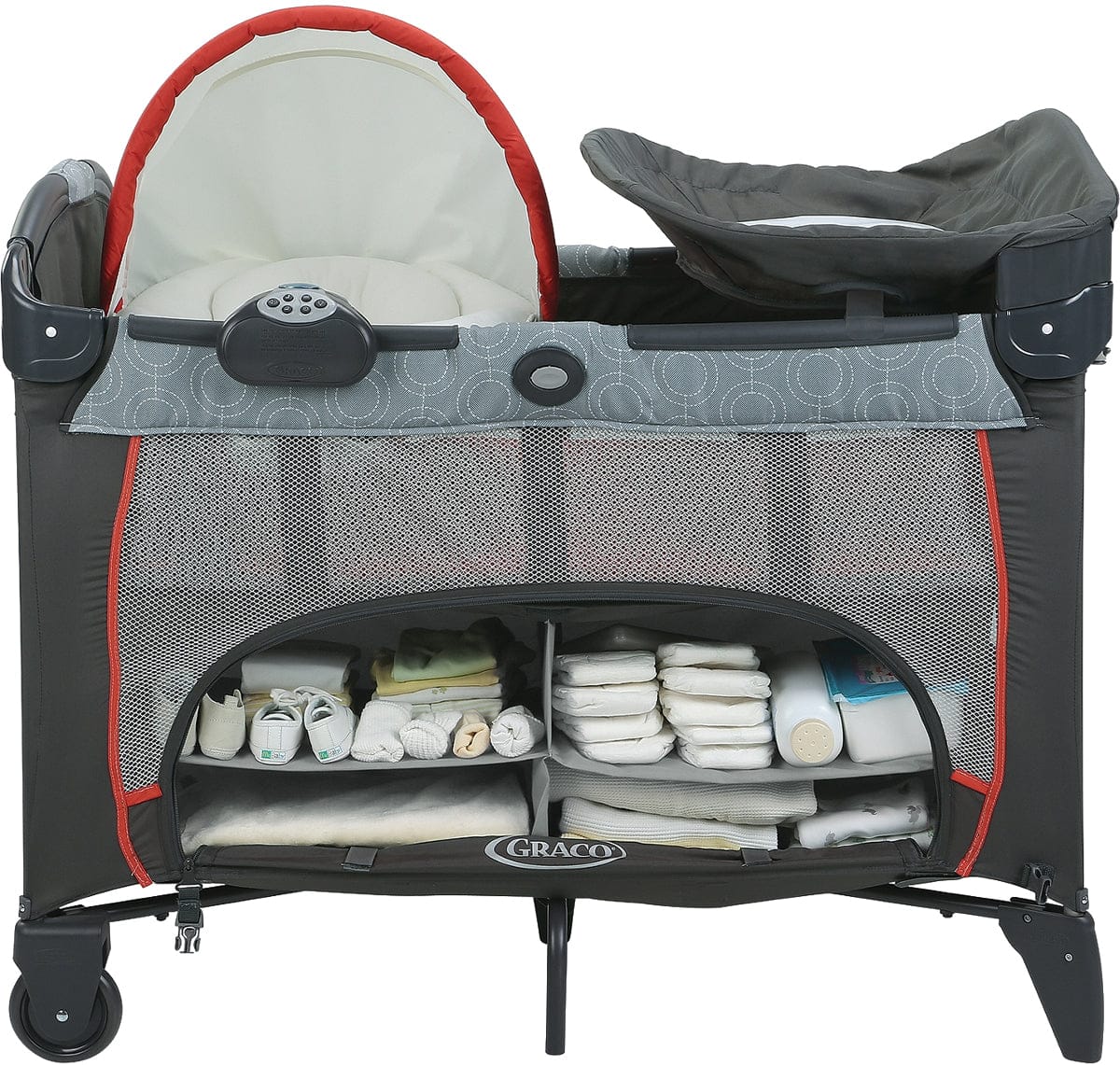 Graco Pack 'n Play with Newborn Napper DLX - Solar - 1966127