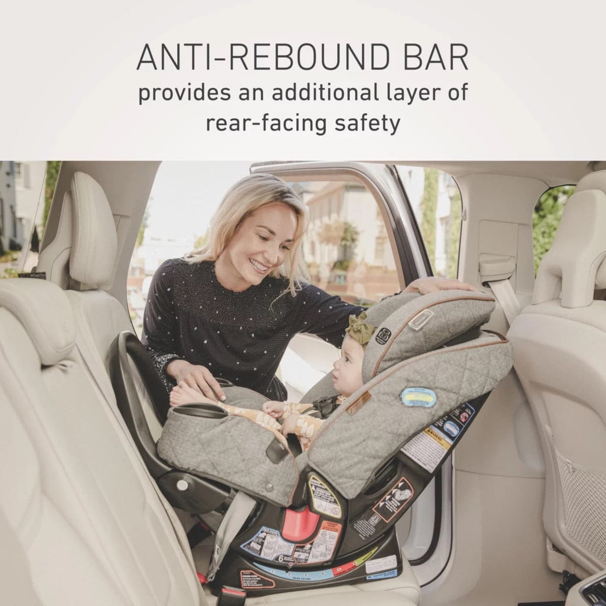 Graco Premier 4Ever DLX Extend2Fit 4-in-1 Convertible Car Seat with Anti-Rebound Bar - Savoy - 2140184