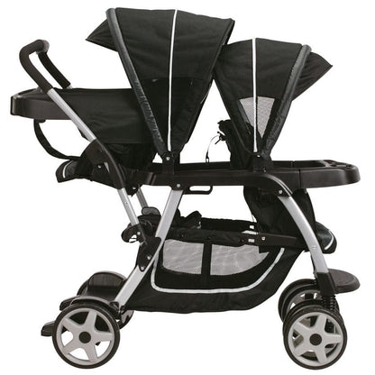 Graco Ready2Grow Click Connect LX Double Stroller - Gotham - 1927618