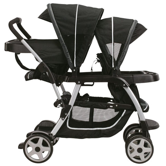 Graco Ready2Grow Click Connect LX Double Stroller - Gotham - 1927618