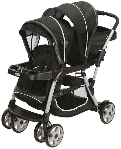 Graco Ready2Grow Click Connect LX Double Stroller - Gotham - 1927618