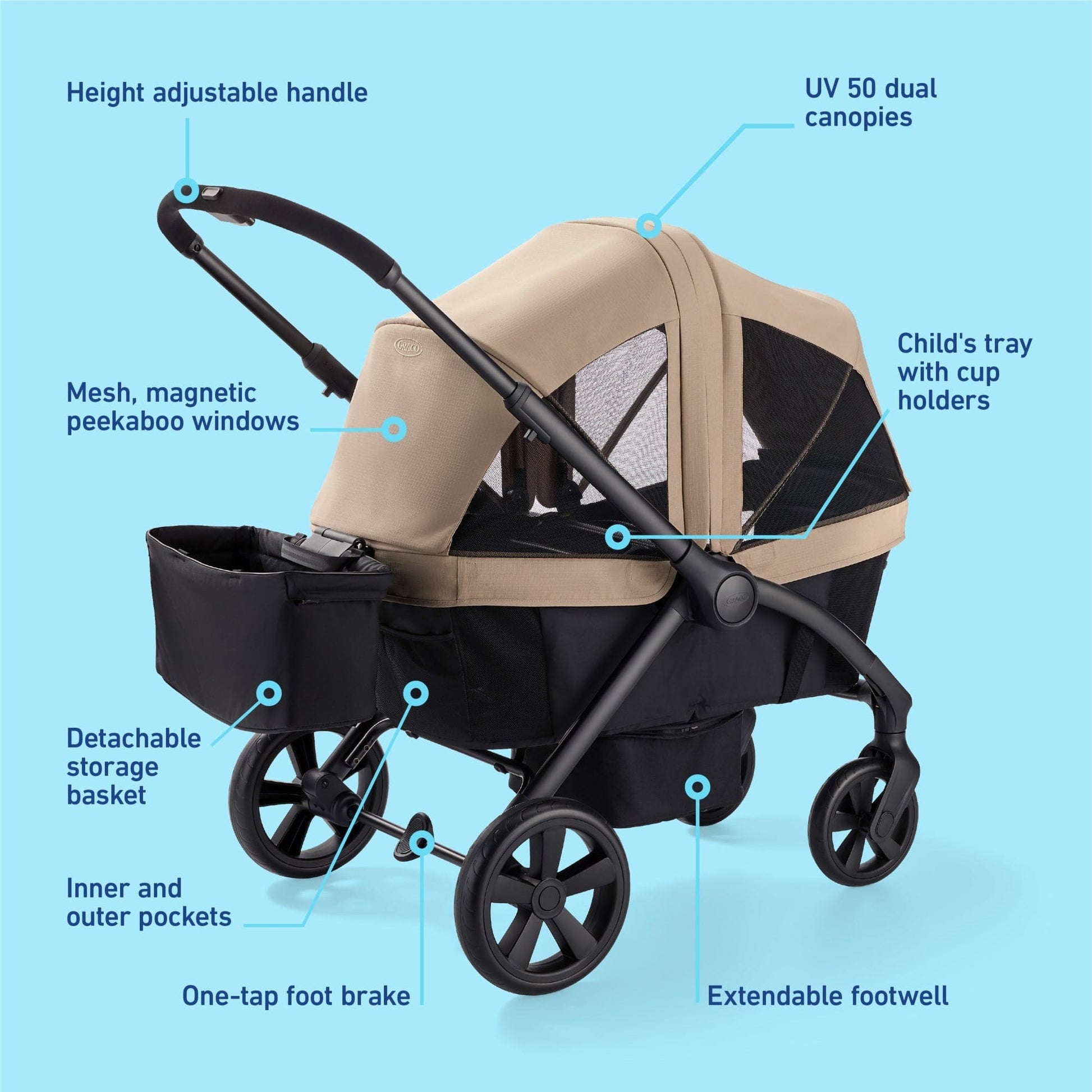 how to set up a graco stroller Graco Ready2Roll Stroller Wagon