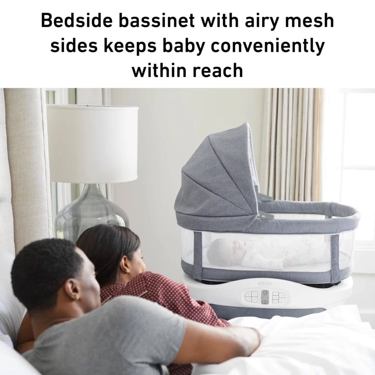 Graco Sense2Snooze Bassinet with Cry Detection Technology - Hamilton - 2105921