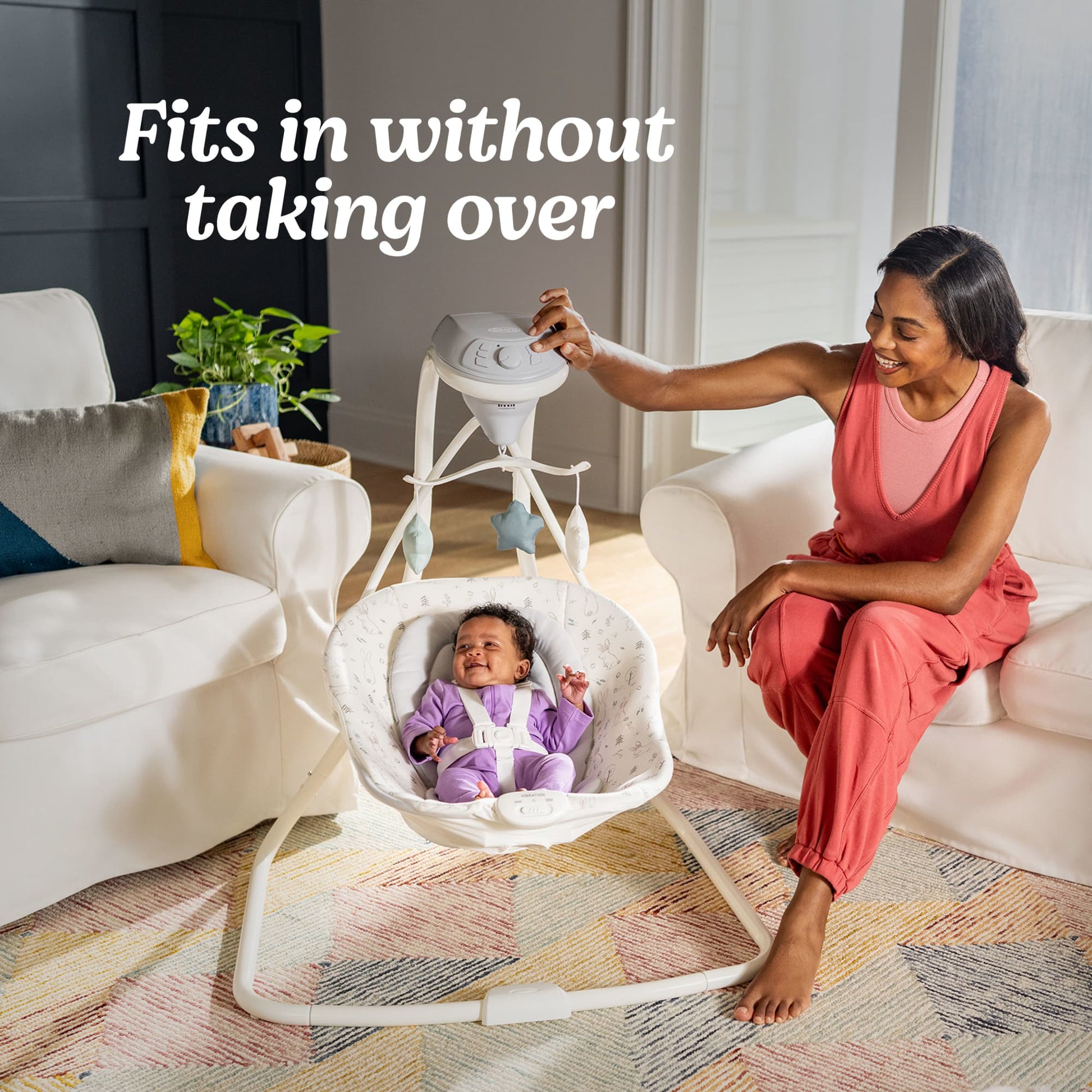 Graco Simple Sway Baby Swing - Blythe - 2231531