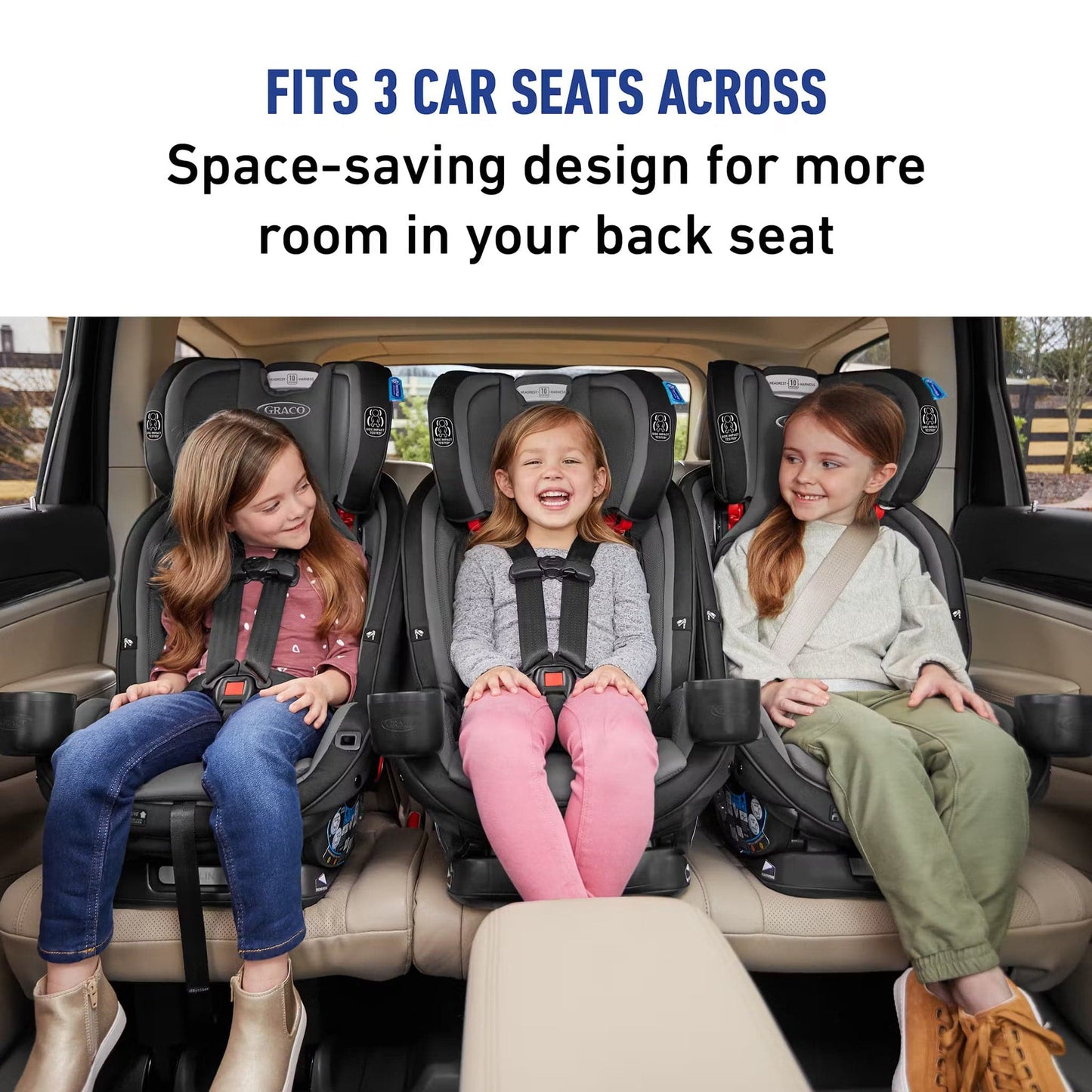 Graco SlimFit3 LX 3-in-1 Convertible Car Seat - Kunningham - 2215325