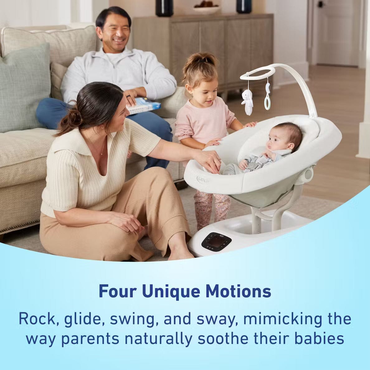 Graco SmartSense Soothing Baby Swing - Rori - 2184836