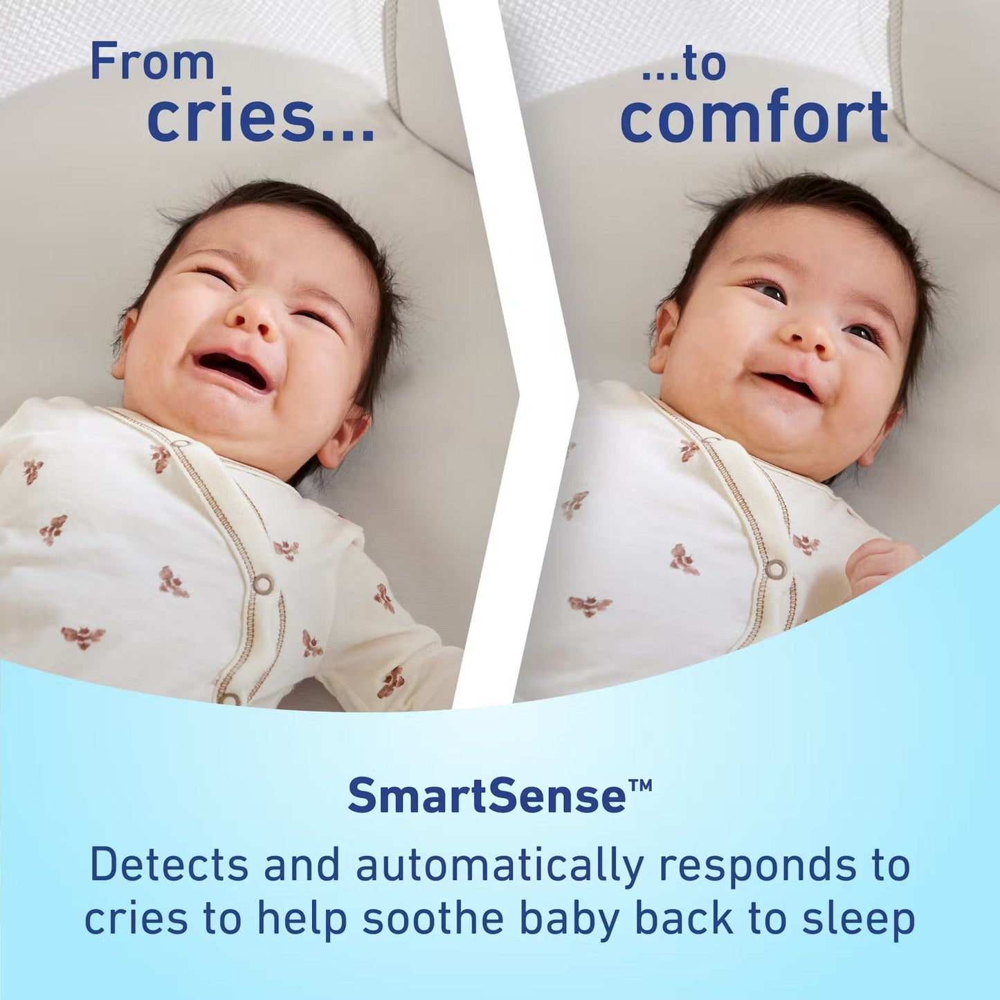 Graco SmartSense Soothing Bassinet - Luna - 2203031