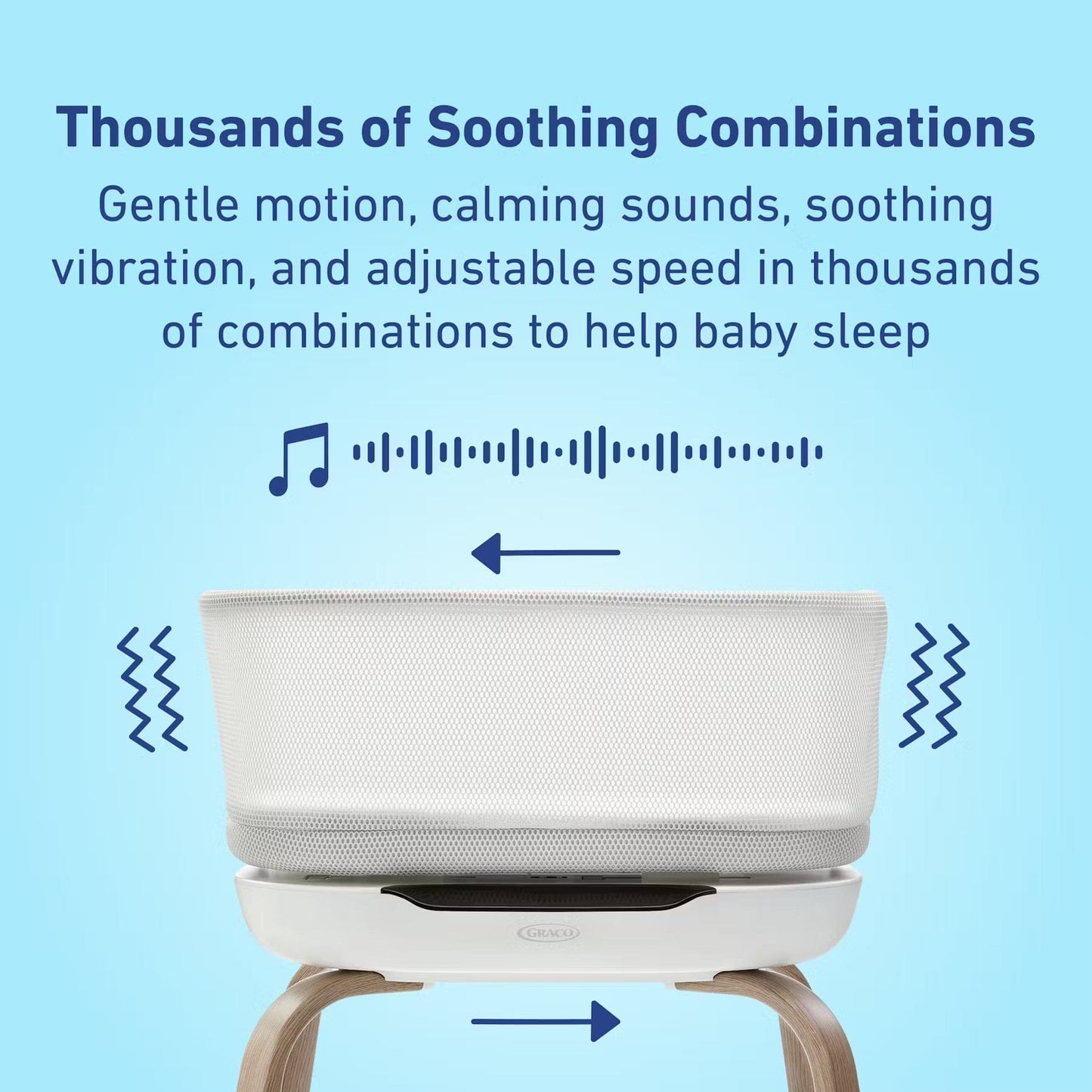 Graco SmartSense Soothing Bassinet - Luna - 2203031