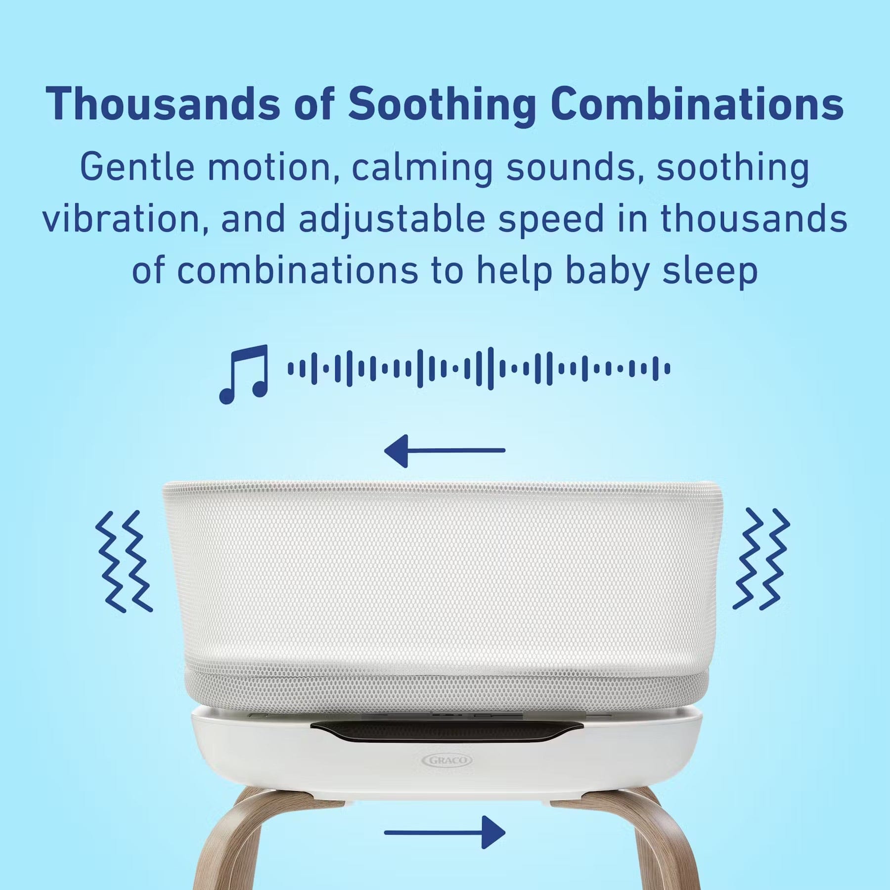 Graco SmartSense Soothing Bassinet - Luna - 2203031