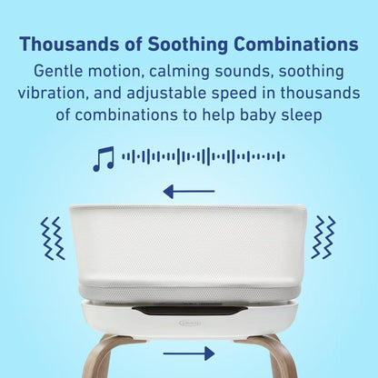 Graco SmartSense Soothing Bassinet - Luna - 2203031