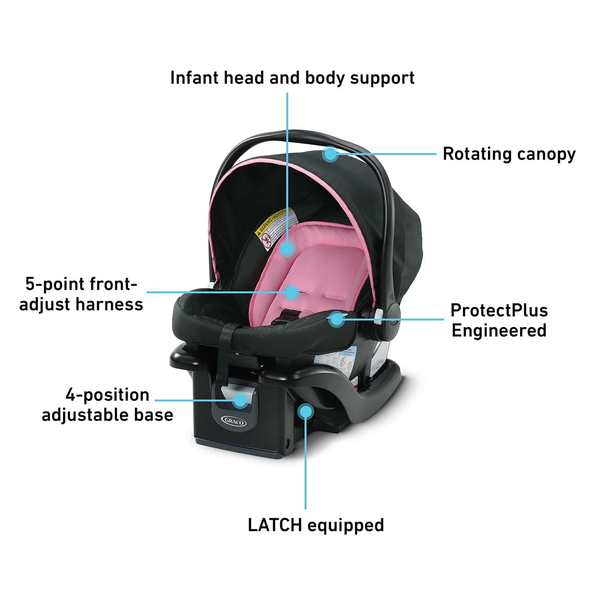Graco SnugRide 35 Lite Infant Car Seat - Pepper - 2102361