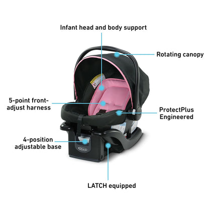 Graco SnugRide 35 Lite Infant Car Seat - Pepper - 2102361