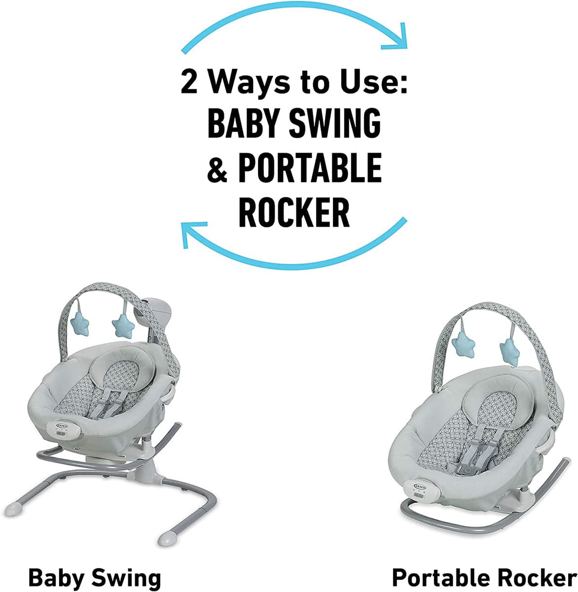 Graco Soothe 'n Sway Swing with Portable Rocker - Easton - 2137831