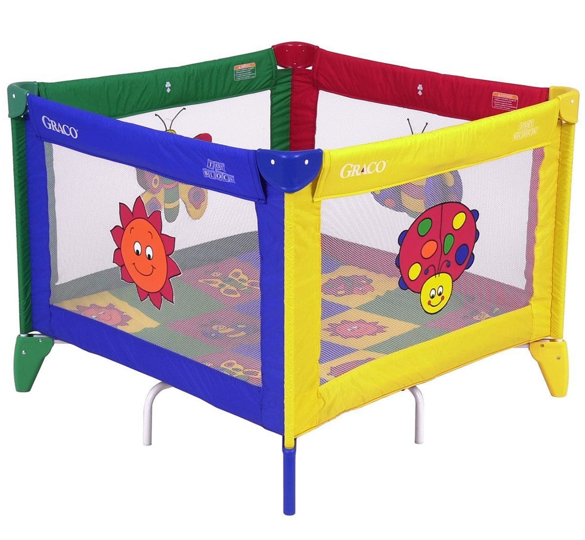 Graco TotBloc Pack 'n Play Playard - Bugs Quilt - 9261QB