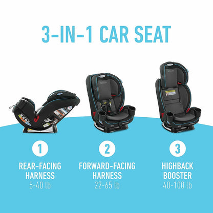 Graco TrioGrow SnugLock LX 3-in-1 Car Seat - Thatcher - 2087707