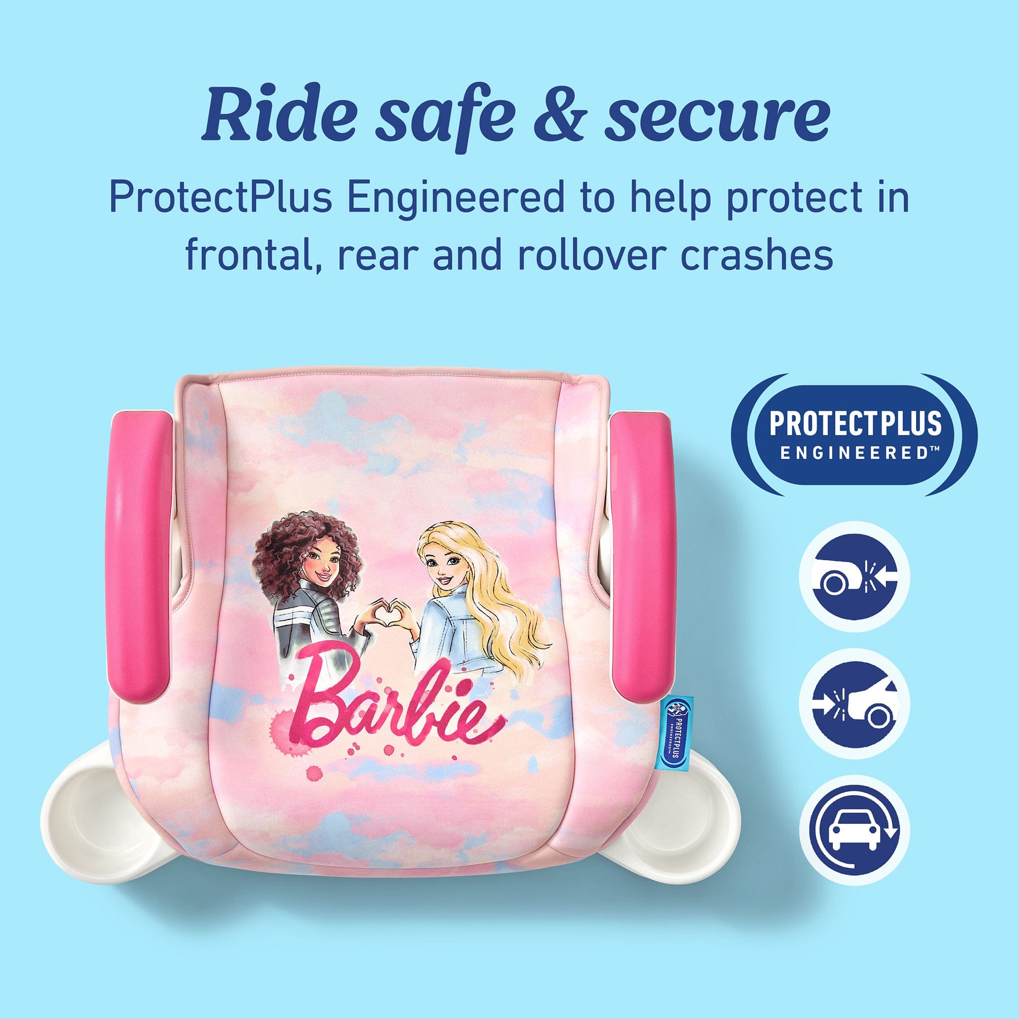 Graco TurboBooster 2.0 Backless Booster Car Seat - Barbie