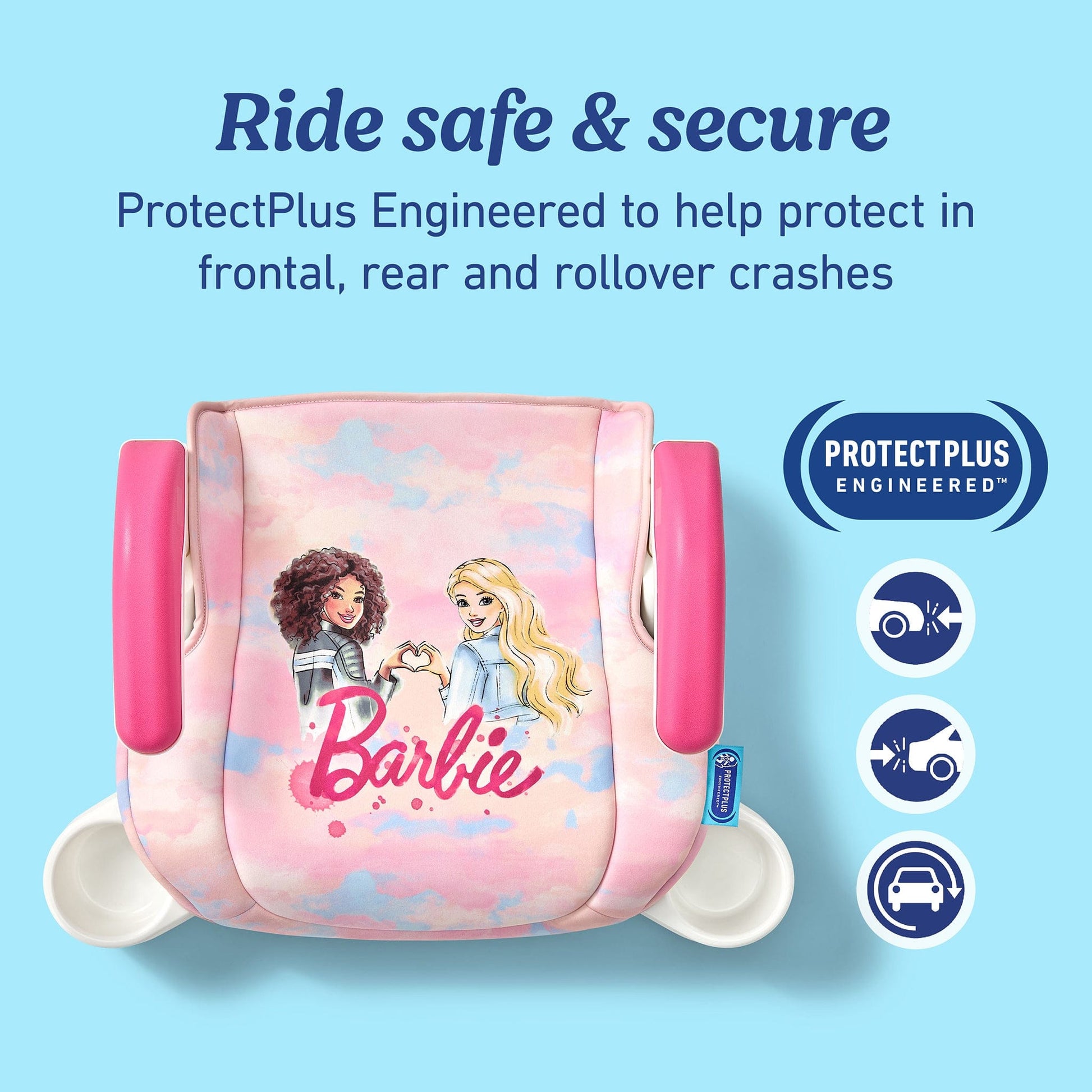 Graco TurboBooster 2.0 Backless Booster Car Seat - Barbie Painterly - 2221110