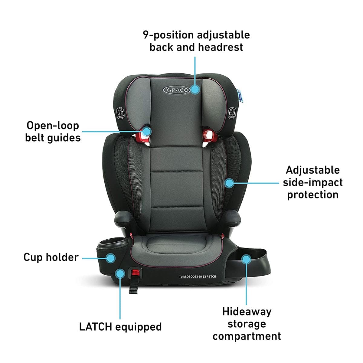 Graco TurboBooster Stretch Booster Seat - Ainsley - 2118691