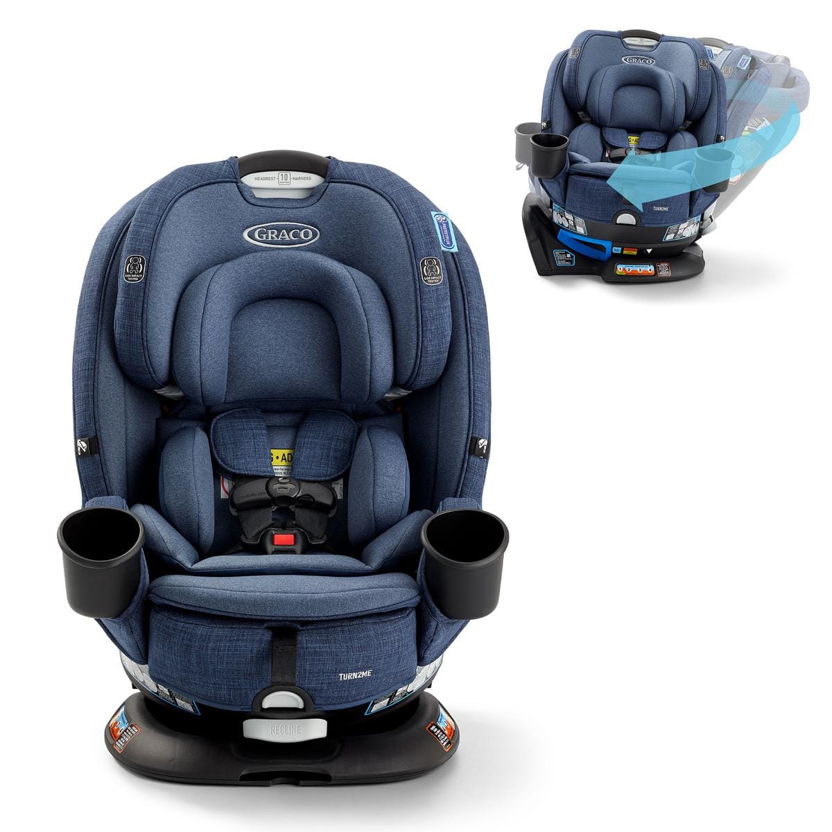 Graco Turn2Me 3-in-1 Rotating Convertible Car Seat - Brighton - 2215409
