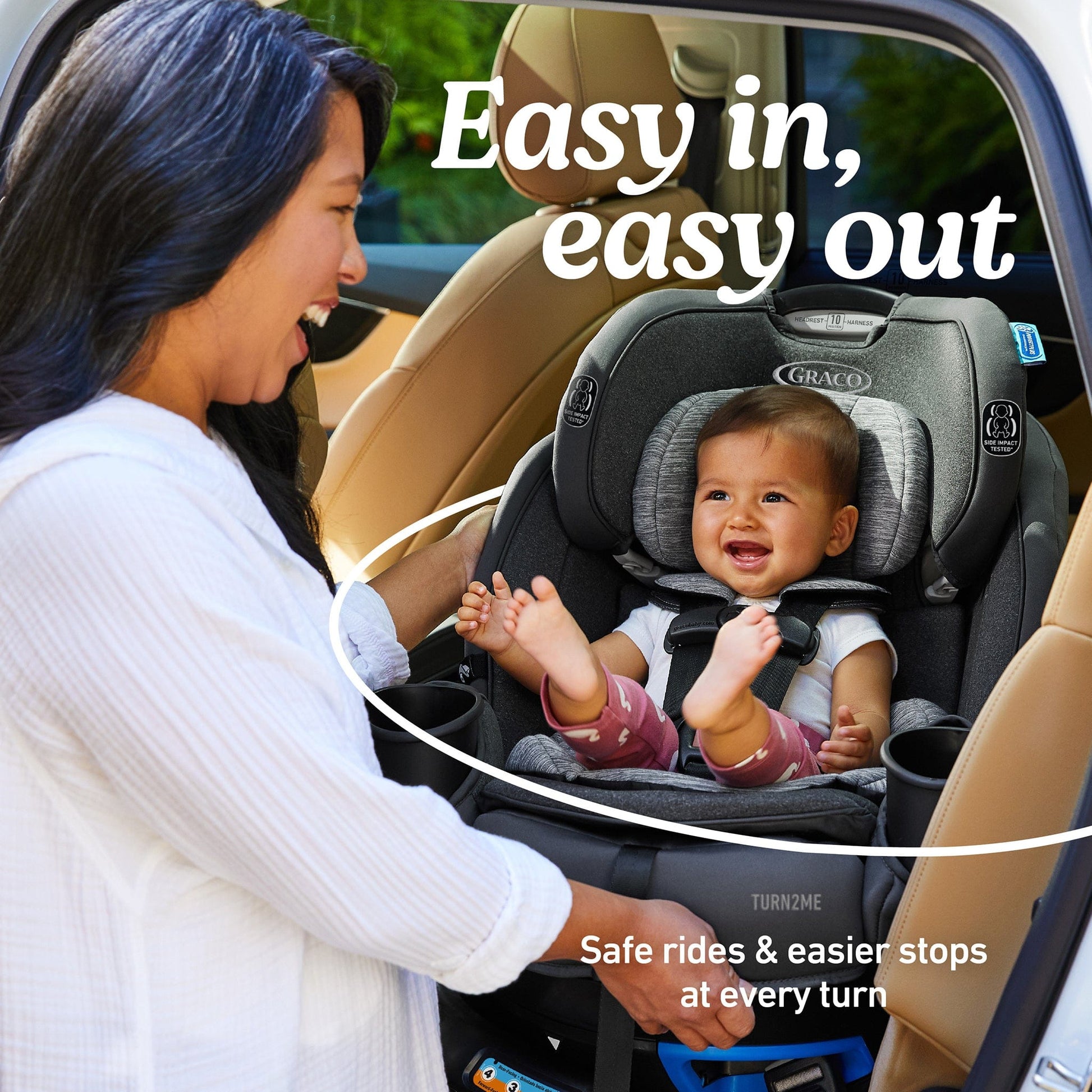 Graco Turn2Me 3-in-1 Rotating Car Seat, London