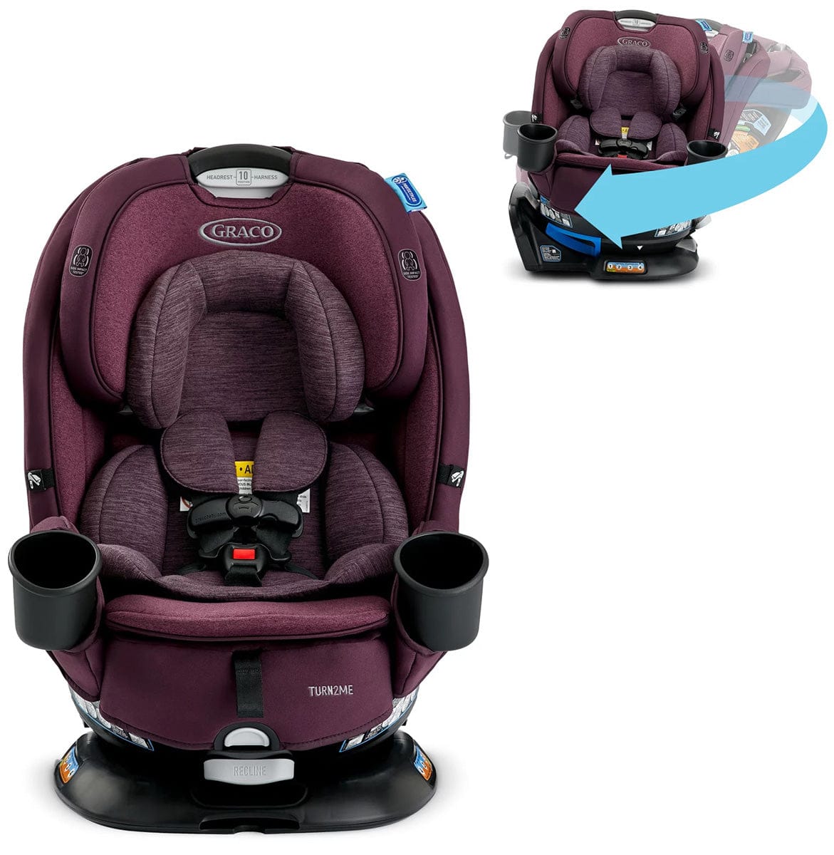 Graco Turn2Me 3-in-1 Rotating Convertible Car Seat - London - 2156206