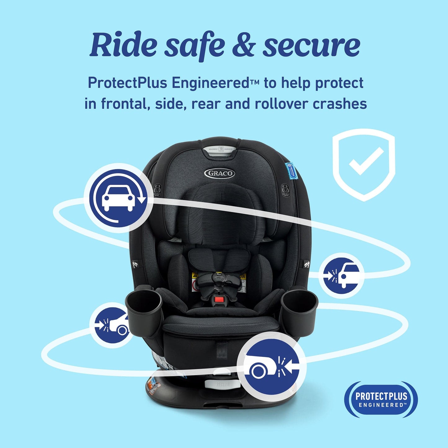 Graco Turn2Me 3-in-1 Rotating Convertible Car Seat - Manchester - 2215328