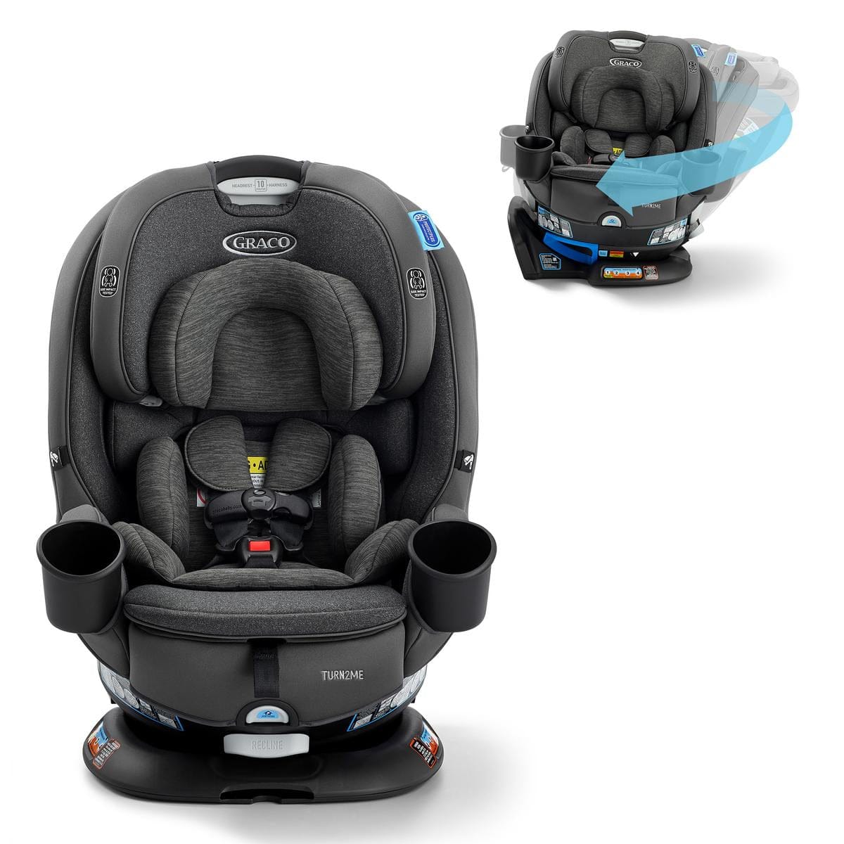 Graco Turn2Me 3-in-1 Rotating Convertible Car Seat - Manchester - 2215328