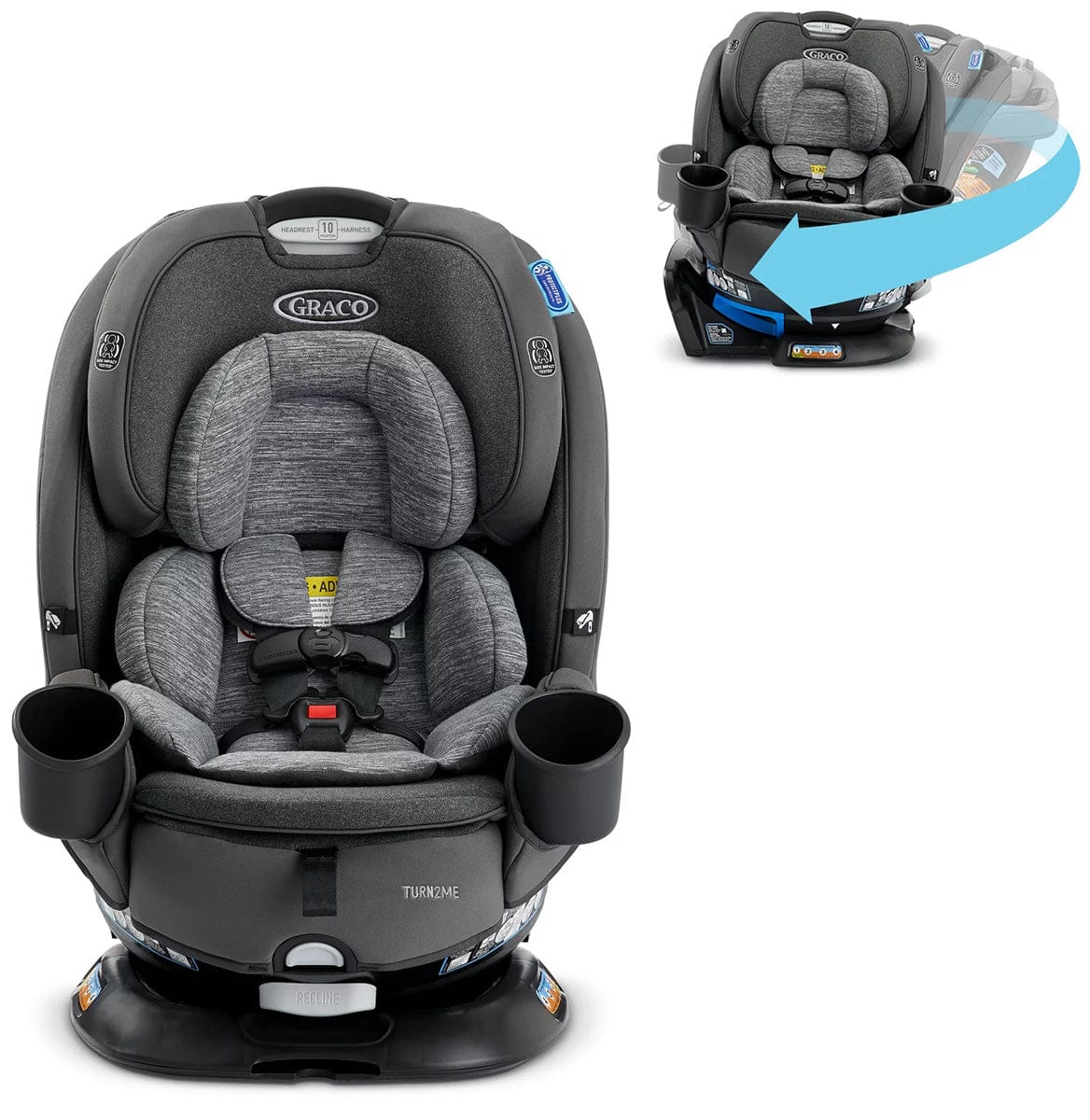 Graco Turn2Me 3-in-1 Rotating Convertible Car Seat - Manchester - 2156214