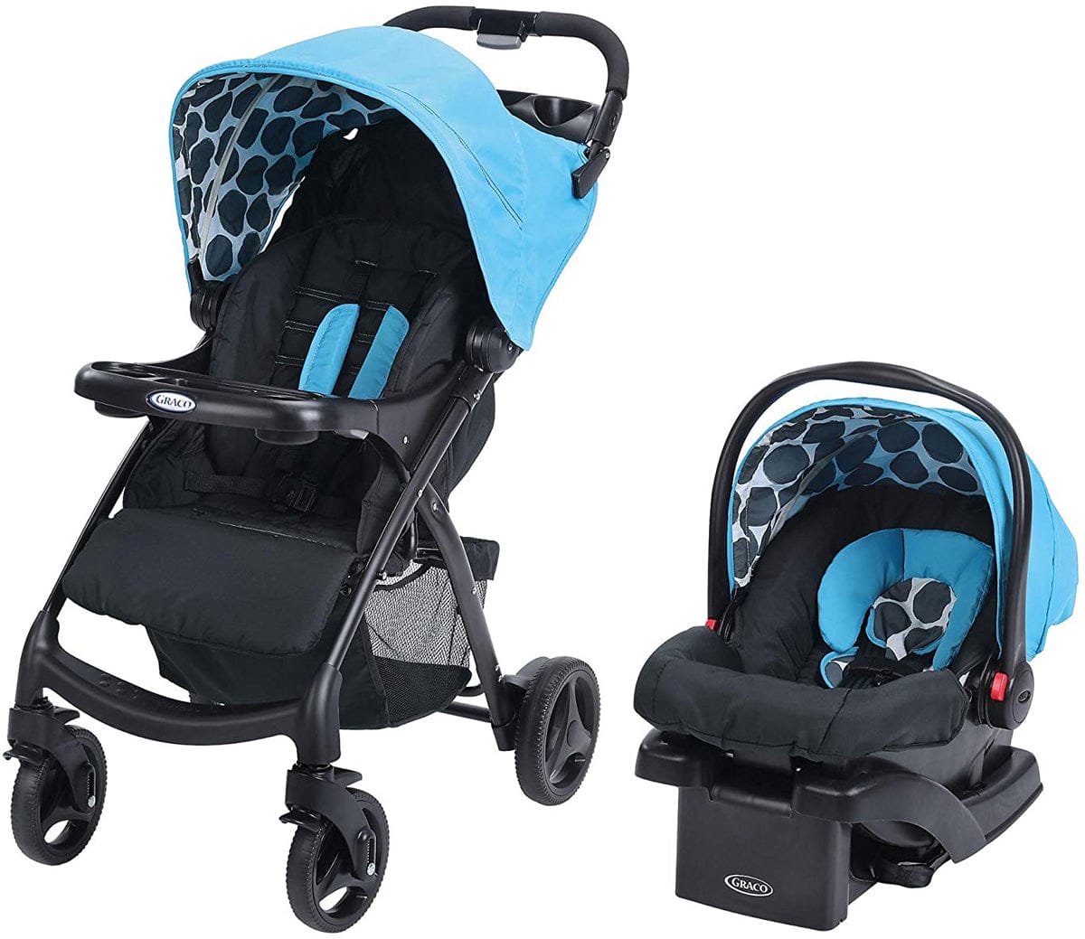 Graco Verb Click Connect Travel System - Motif