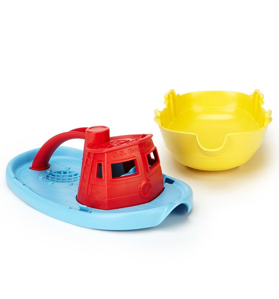Green Toys Tugboat Bath Toy - TUG01R-A
