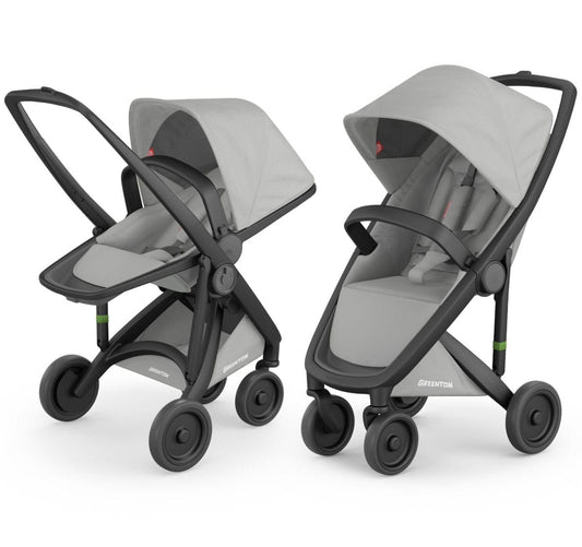 Greentom 2 in 1 Stroller - Black/Grey - 8.71932E+12