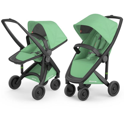Greentom 2 in 1 Stroller - Black/Mint - 8.71932E+12