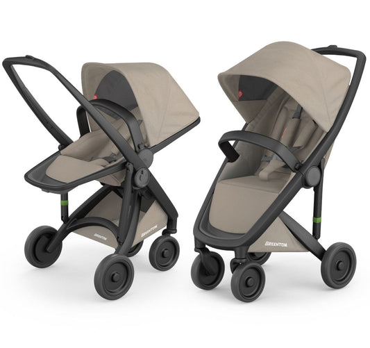 Greentom 2 in 1 Stroller - Black/Sand - 8.71932E+12