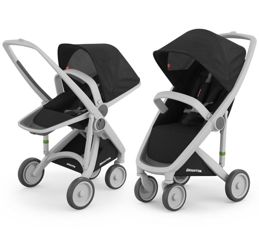 Greentom 2 in 1 Stroller - Grey/Black - 8.71932E+12