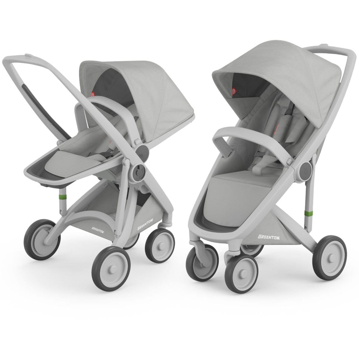 Greentom 2 in 1 Stroller - Grey/Grey - 8.71932E+12