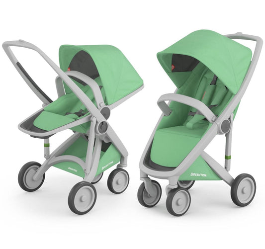 Greentom 2 in 1 Stroller - Grey/Mint - 8.71932E+12