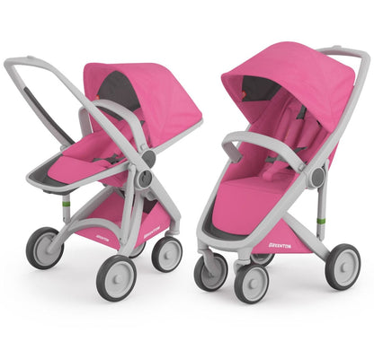 Greentom 2 in 1 Stroller - Grey/Pink - 8.71932E+12